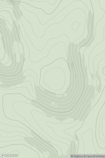 Thumbnail image for Lamb Hill [Central Scotland from Dumbarton to Montrose] showing contour plot for surrounding peak